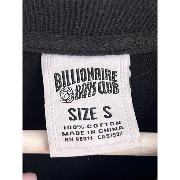 Billionaire Boys Club BBC Astronaut Red Helment Black Tshirt Men's Size S - Picture 6 of 7